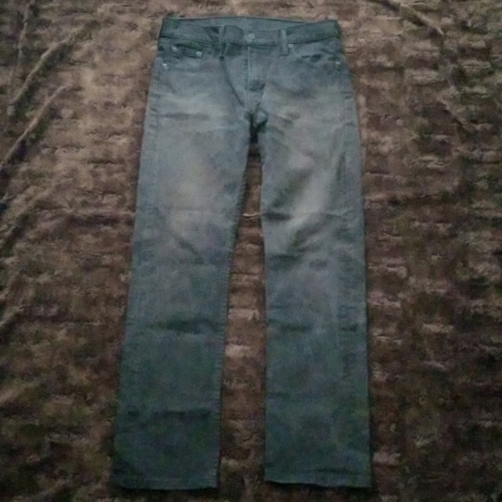 Levi's  Men's  513 Black Straight Leg  Jeans - 30×30